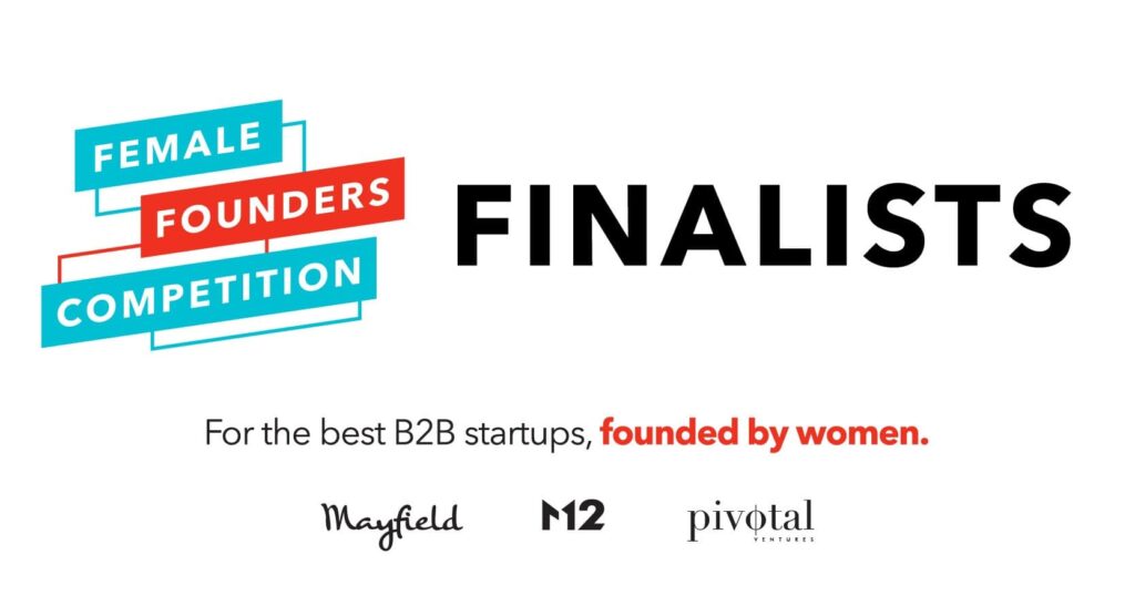 Female founders competition poster